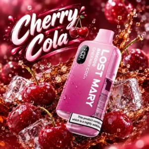 Cherry Cola Lost Mary pre-filled vape kit with OLED display