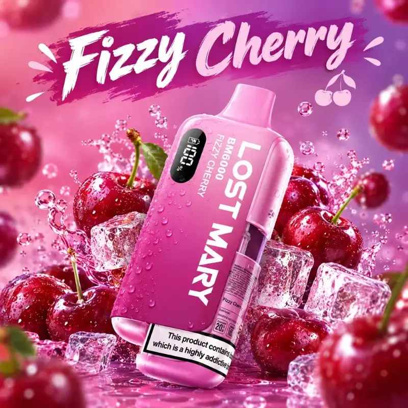 Shop Fizzy Cherry Lost Mary - BM6000